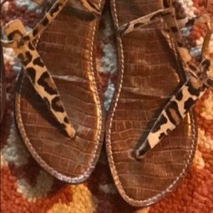Sam Edelman cheetah sandals